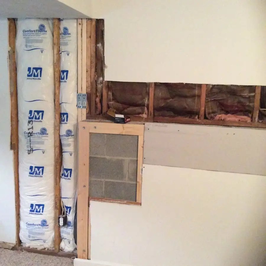 Wall insulation replacement during Odor Removal & Deodorization in Hobart